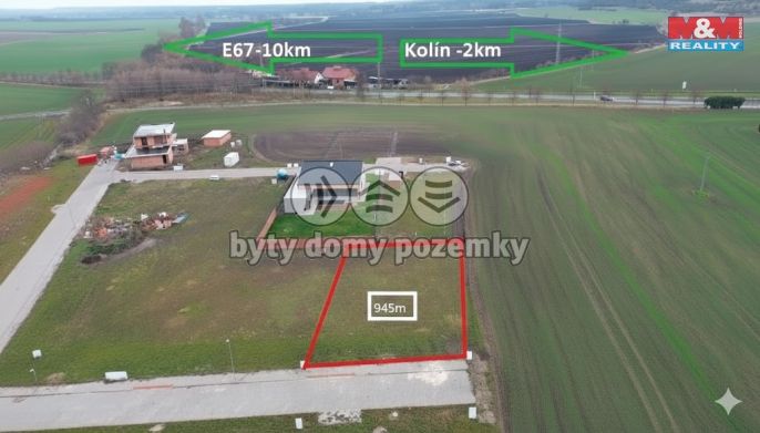 Prodej, Pozemek k bydlení, Kolín