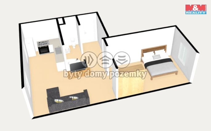 Prodej, Byt 2+1, Habartov