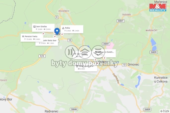 Pronájem, Byt 3+kk, Svor