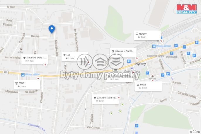 Prodej, Byt 3+1, Nýřany