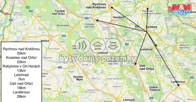 Pronájem, Byt 3+1, Dlouhoňovice