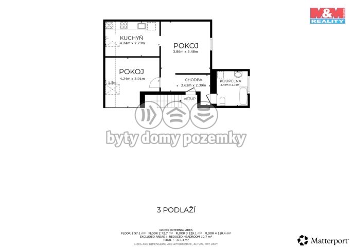 Prodej, Byt 2+1, Ostrava