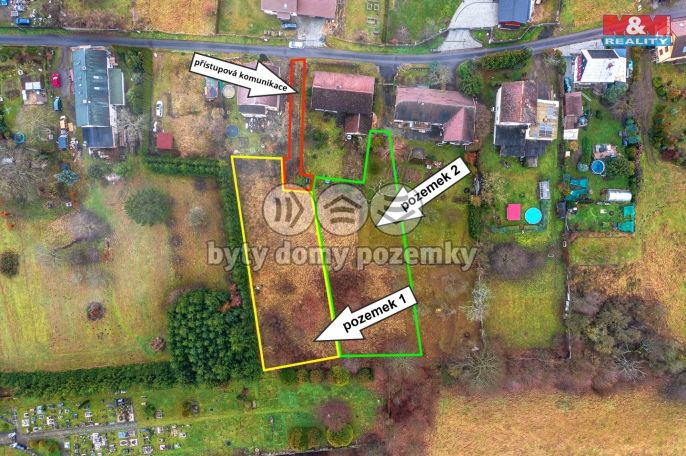 Prodej, Pozemek k bydlení, Huntířov