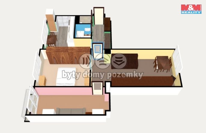 Prodej, Byt 3+1, Cheb