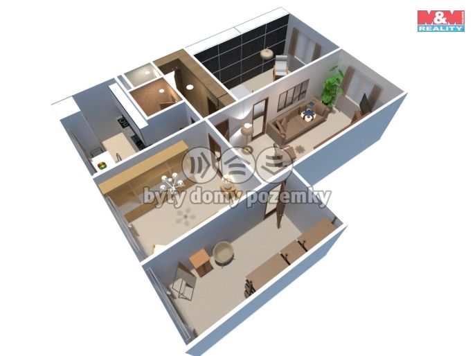 Prodej, Byt 4+1, Podbořany