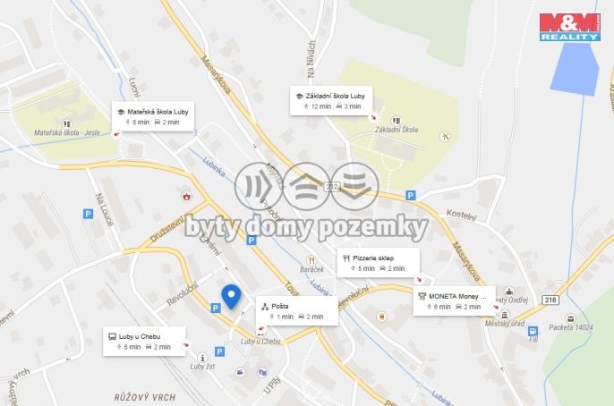 Pronájem, Byt 3+kk, Luby