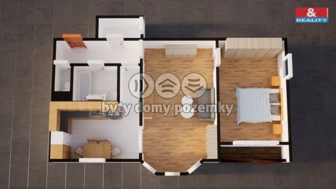 Pronájem, Byt 2+1, Kosmonosy