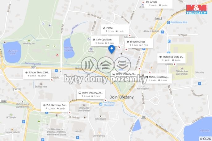 Pronájem, Byt 3+kk, Dolní Břežany