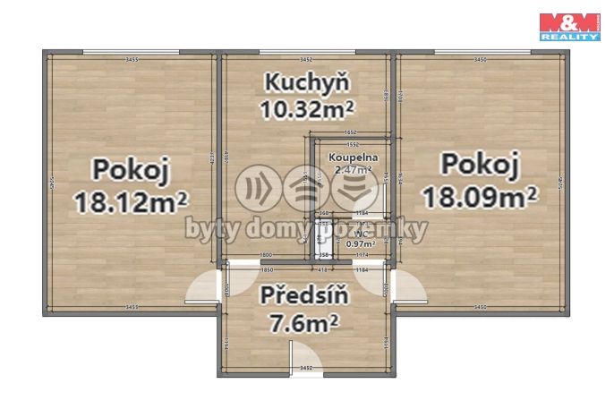 Pronájem, Byt 2+1, Horšovský Týn