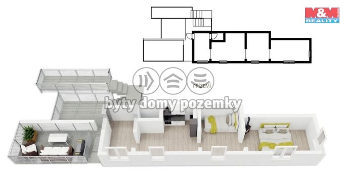 Prodej, Chata, Vlastějovice