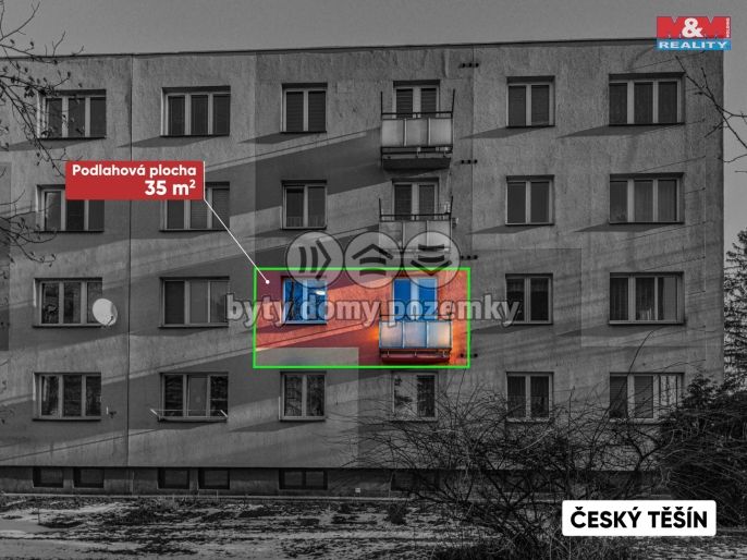 Prodej, Byt 1+1, Český Těšín