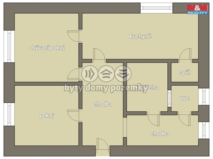 Prodej, Byt 2+1, Pacov