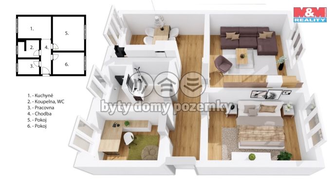 Prodej, Byt 2+1, Frýdek-Místek