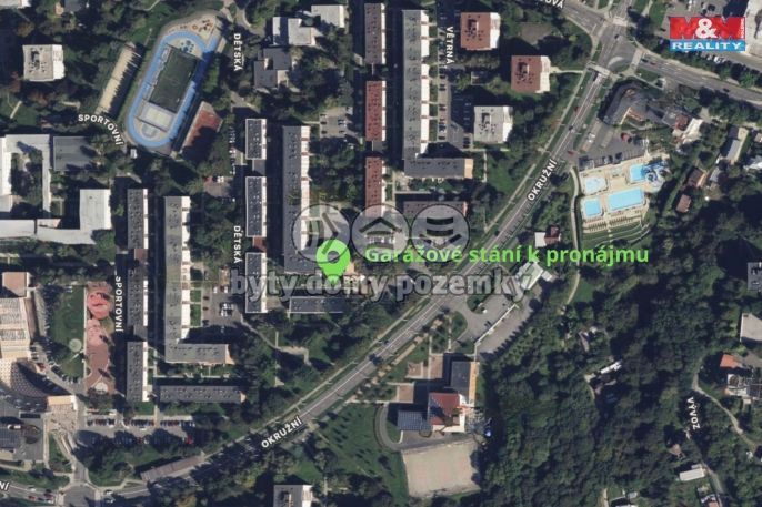 Pronájem, Garážové stání, Zlín