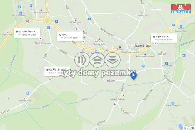 Prodej, Byt 3+1, Železná Ruda