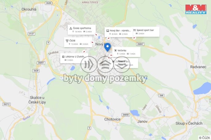 Pronájem, Byt 4+1, Nový Bor