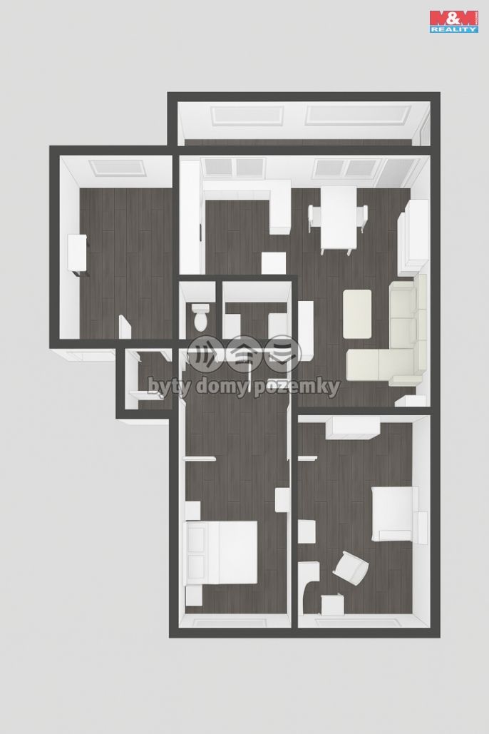 Prodej, Byt 4+kk, Most
