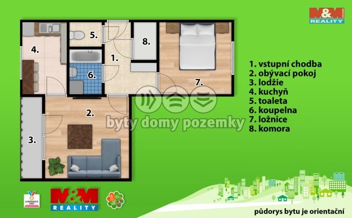 Prodej, Byt 2+1, Choceň