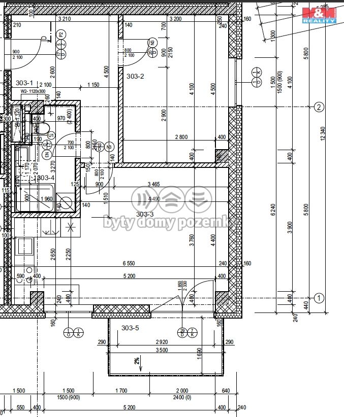 Pronájem, Byt 2+kk, Ostrava