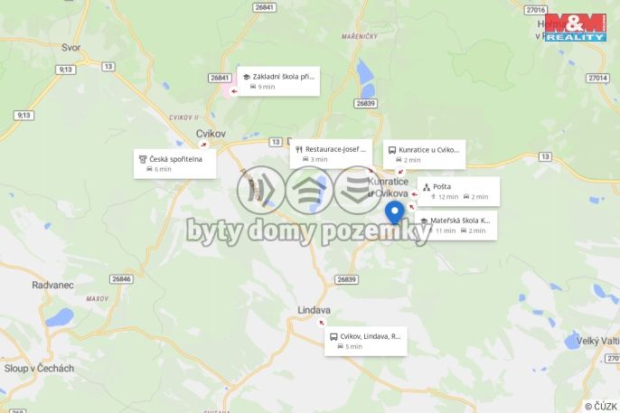 Prodej, Rodinný dům, Kunratice u Cvikova