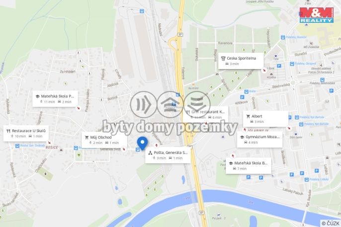 Pronájem, Byt 1+kk, Pardubice