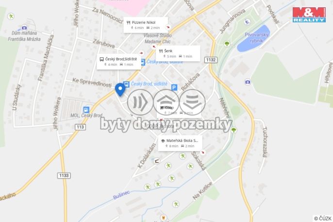 Pronájem, Byt 2+kk, Český Brod