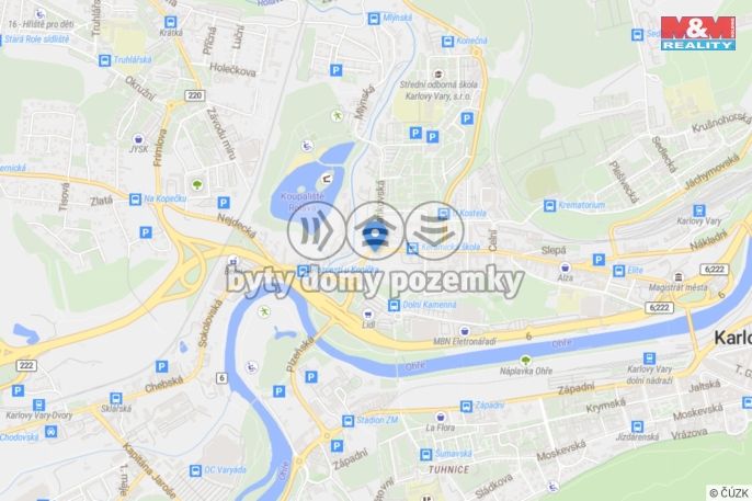 Pronájem, Byt 1+1, Karlovy Vary