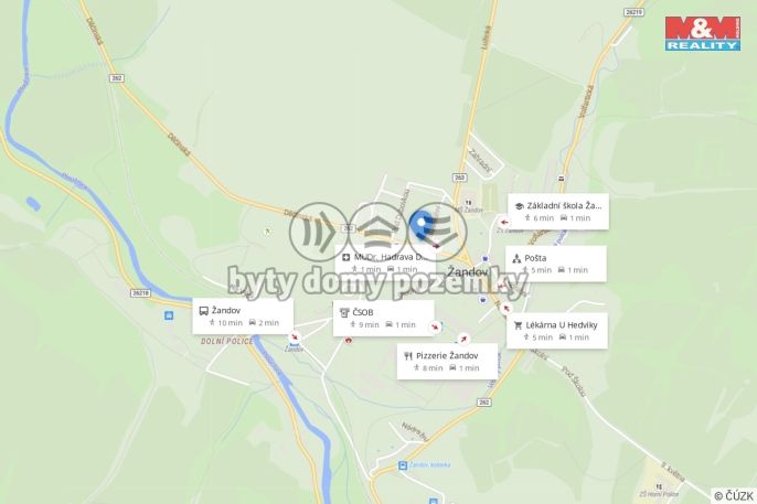 Prodej, Byt 3+1, Žandov