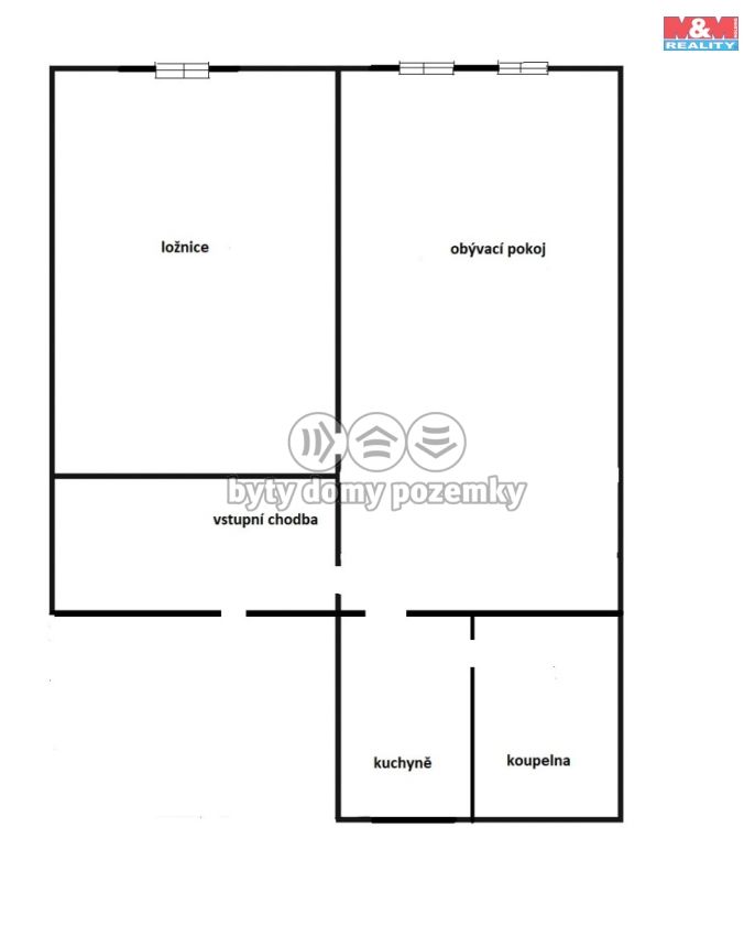 Pronájem, Byt 2+kk, Strakonice