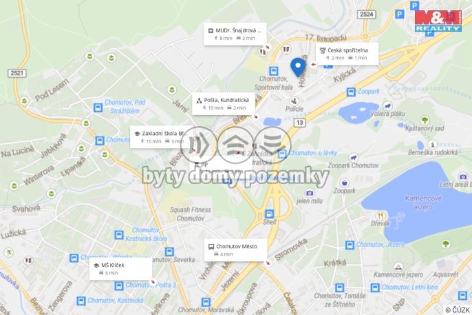 Prodej, Byt 2+1, Chomutov