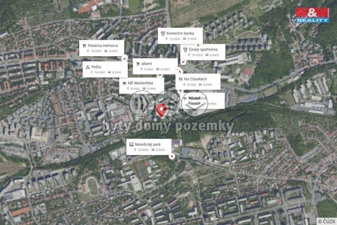 Pronájem, Byt 2+1, Praha