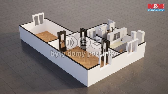 Prodej, Byt 2+1, Rumburk