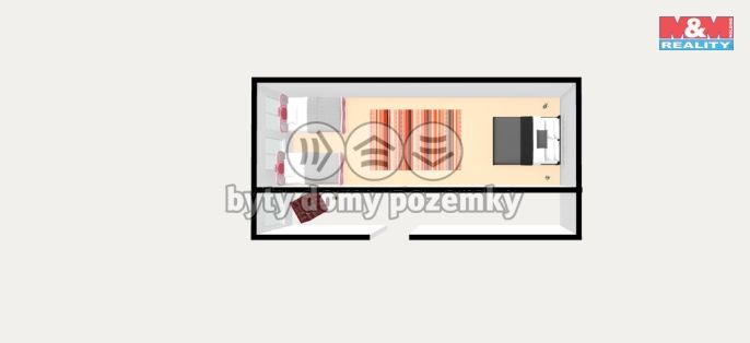 Pronájem, Byt 3+kk, Velké Meziříčí
