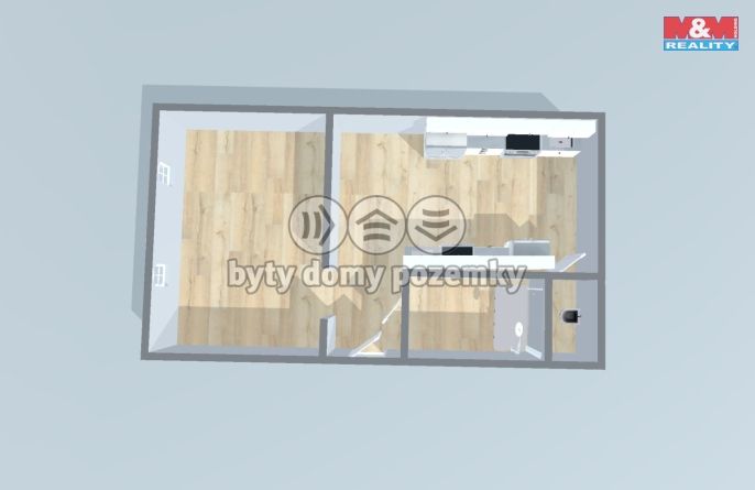 Prodej, Byt 1+1, Ústí nad Labem