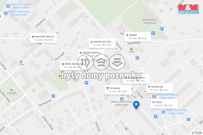 Pronájem, Byt 2+1, Rychnov nad Kněžnou