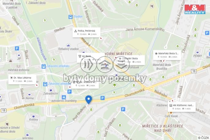 Pronájem, Byt 2+kk, Klášterec nad Ohří