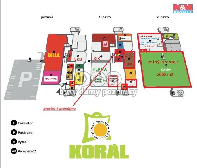 Pronájem, Obchod a služby, Děčín