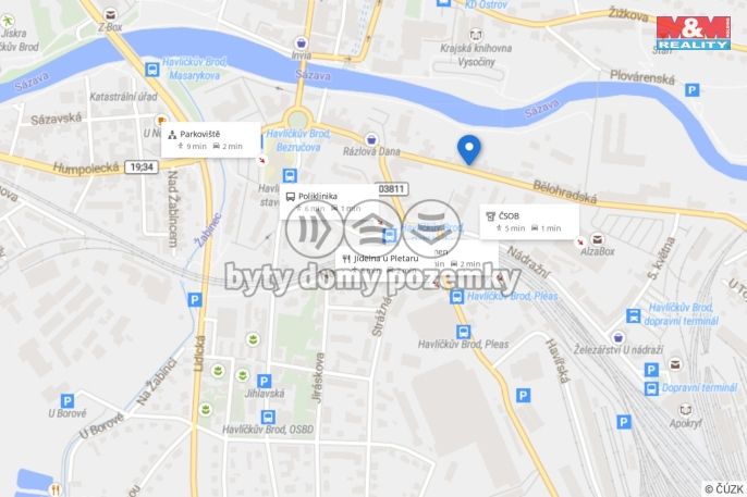 Pronájem, Kancelářský prostor, Havlíčkův Brod