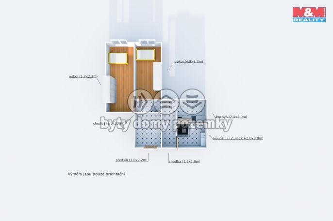 Prodej, Byt 1+1, Plzeň