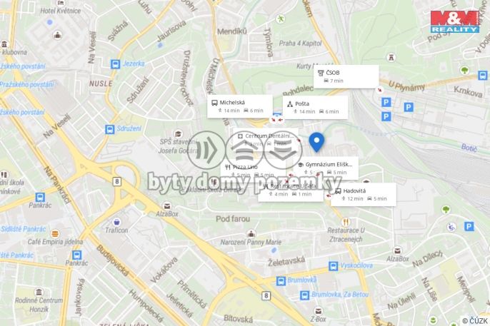 Pronájem, Byt 4+kk, Praha