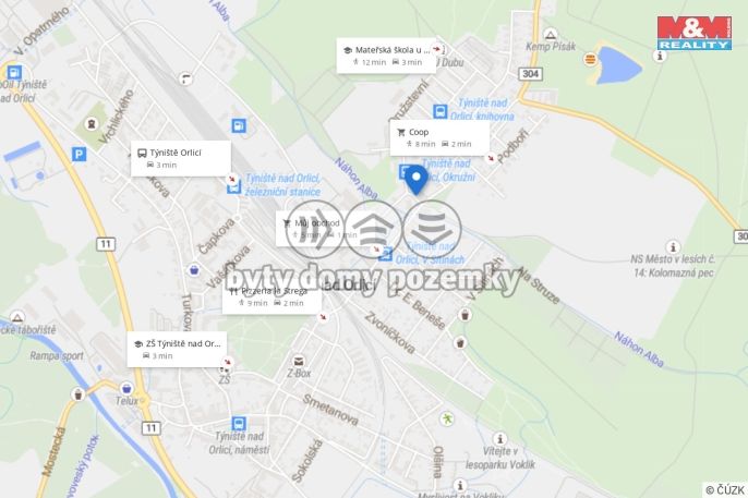 Pronájem, Byt 3+1, Týniště nad Orlicí