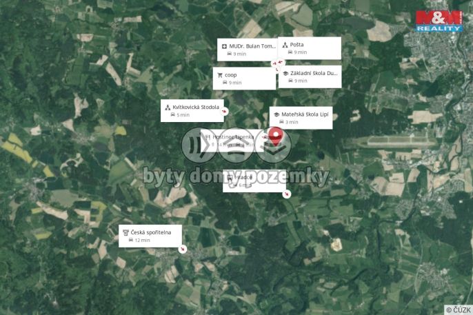 Prodej, Pozemek k bydlení, Lipí