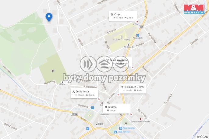 Pronájem, Byt 2+kk, Zdice