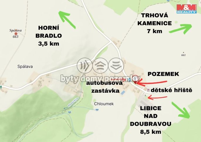 Prodej, Pozemek k bydlení, Libice nad Doubravou