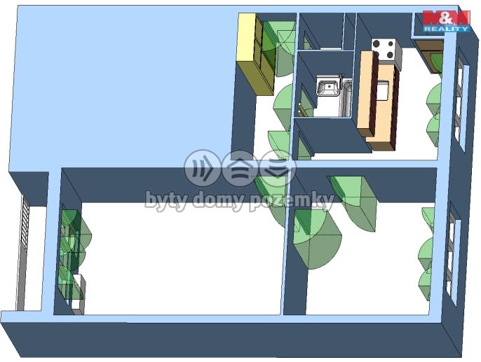 Prodej, Byt 2+1, Beroun
