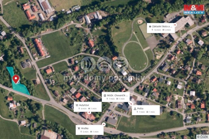 Prodej, Pozemek k bydlení, Kunčice pod Ondřejníkem