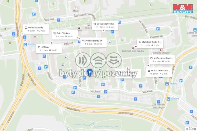 Pronájem, Byt 3+1, Praha