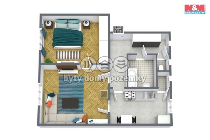 Prodej, Byt 2+1, Horní Slavkov