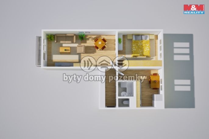 Prodej, Byt 2+1, Ústí nad Labem