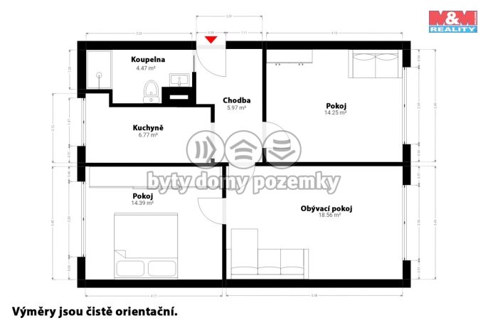 Prodej, Byt 3+1, Klatovy